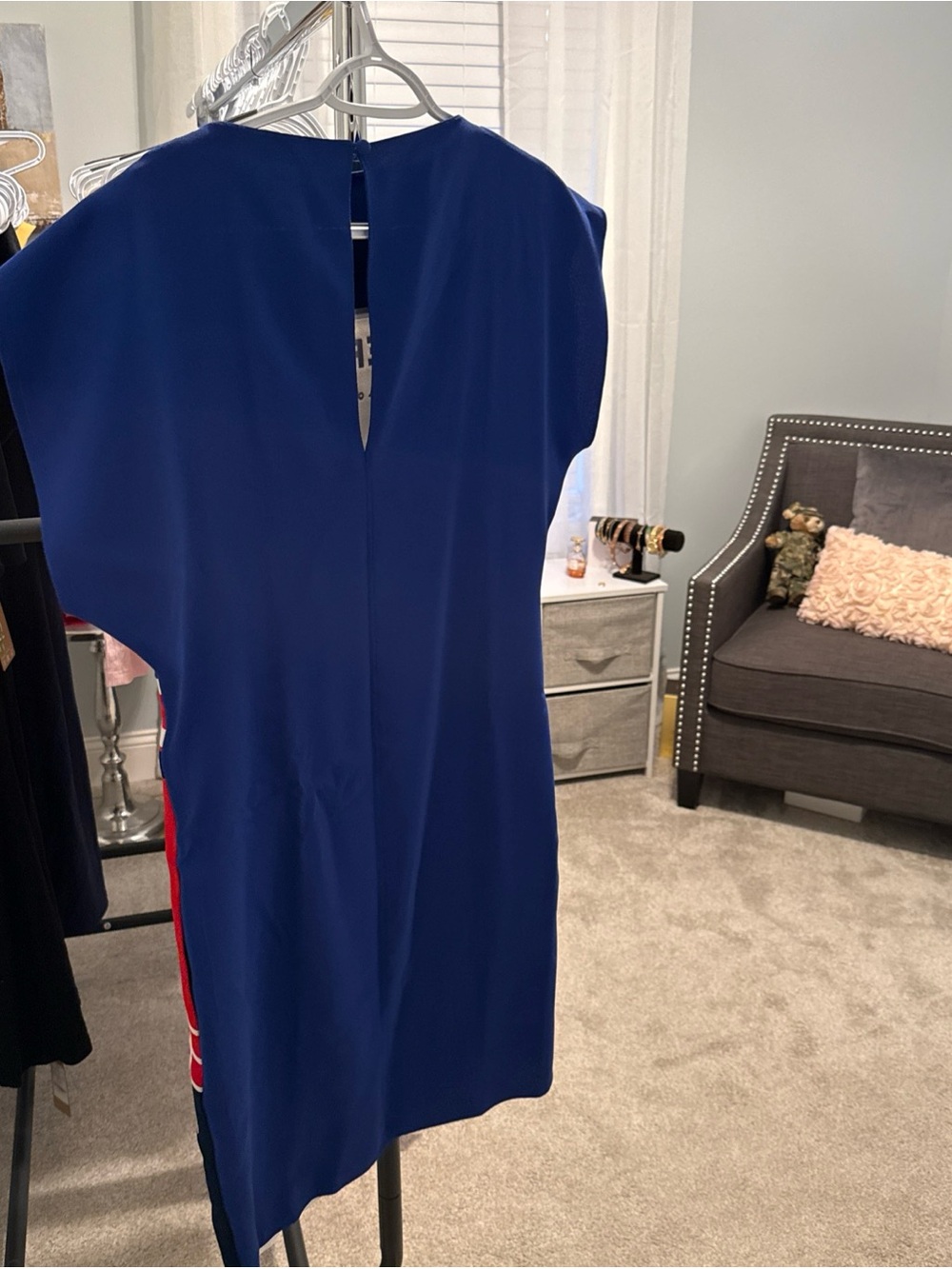 Rare Ralph Lauren Purple Label Dress Sz 2 Tilly Crepe Dress cruise liner print - Picture 7 of 15